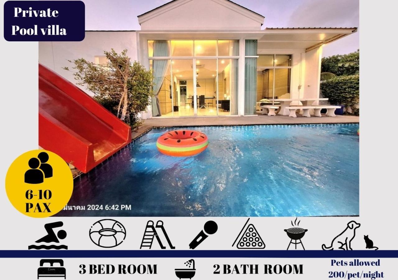 Beachtown Cha-Am Private Poolvilla From Beach 2Km Habitación foto